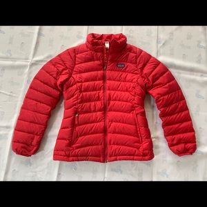 patagonia girls down sweater / puffer L